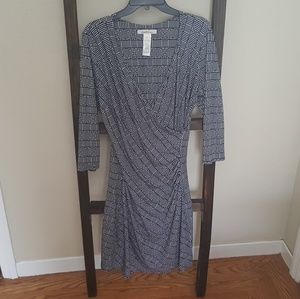 Laundry faux wrap dress
